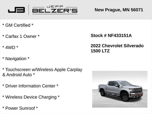 used 2022 Chevrolet Silverado 1500 car, priced at $39,420