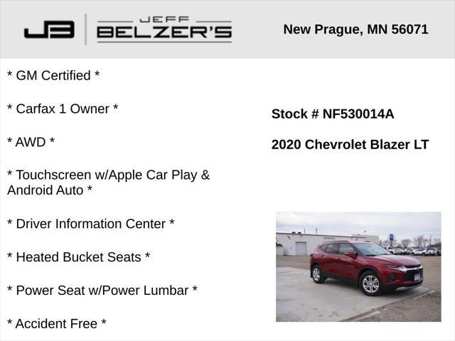 used 2020 Chevrolet Blazer car, priced at $25,849