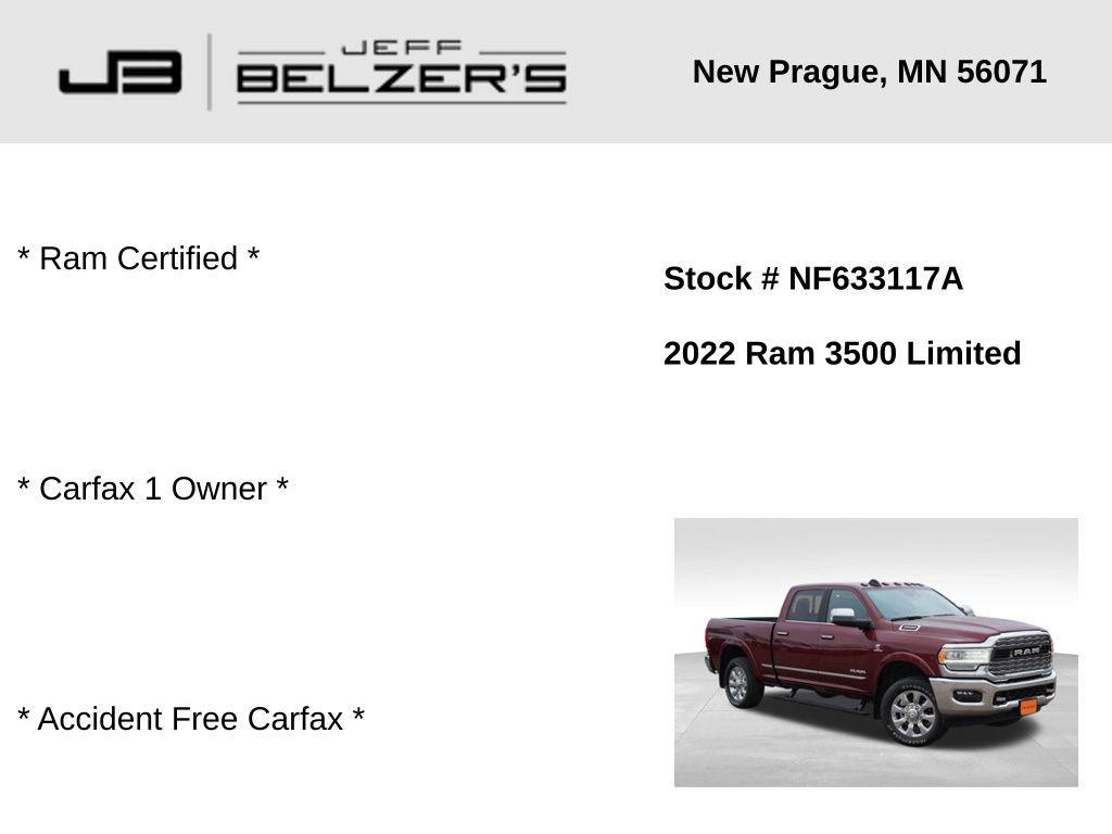 used 2022 Ram 3500 car, priced at $62,089