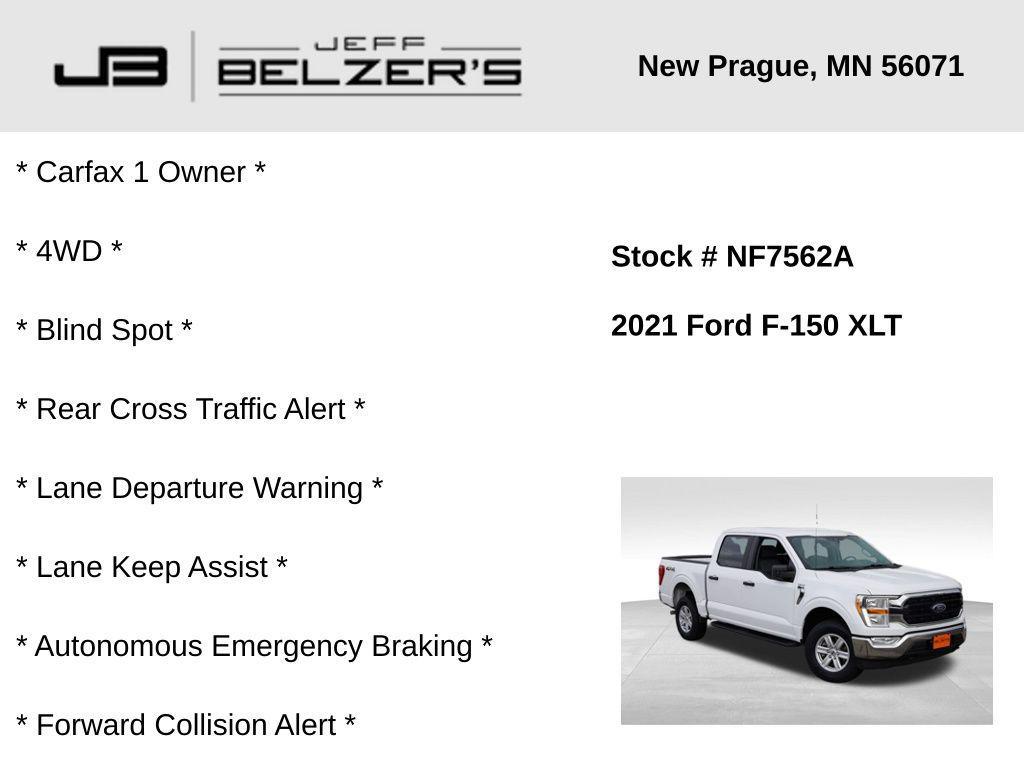 used 2021 Ford F-150 car, priced at $26,371