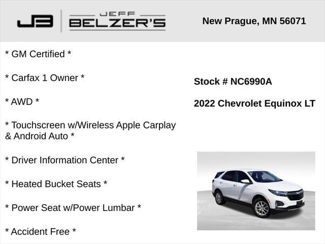 used 2022 Chevrolet Equinox car, priced at $21,898