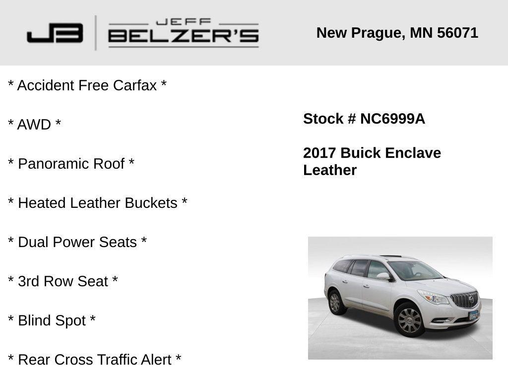 used 2017 Buick Enclave car, priced at $15,458