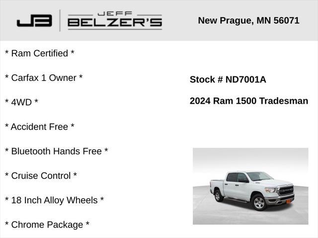 used 2024 Ram 1500 car, priced at $34,412