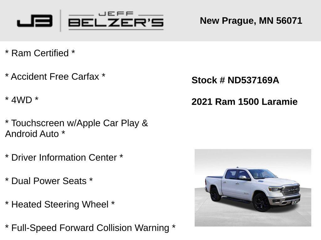 used 2021 Ram 1500 car, priced at $31,362