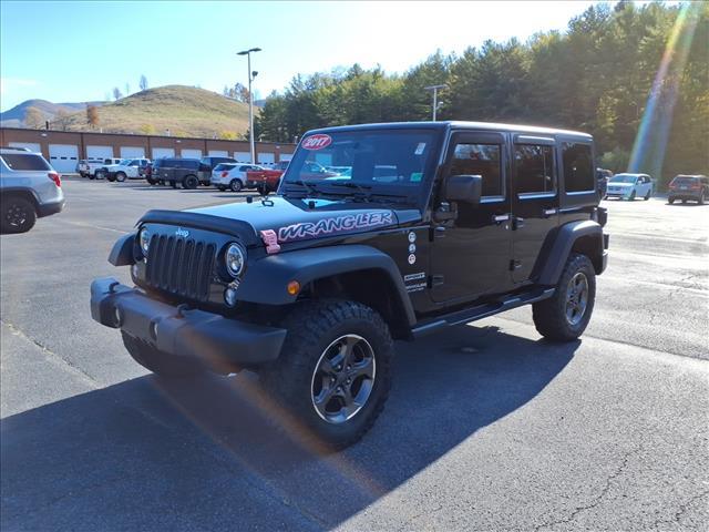 used 2017 Jeep Wrangler Unlimited car, priced at $19,880