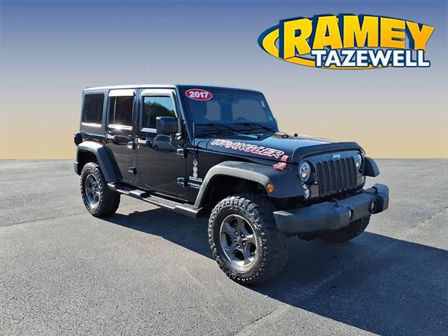 used 2017 Jeep Wrangler Unlimited car, priced at $19,880