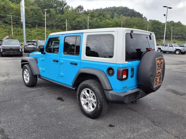 used 2021 Jeep Wrangler car, priced at $34,880