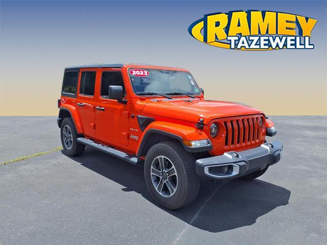 used 2023 Jeep Wrangler car, priced at $36,880