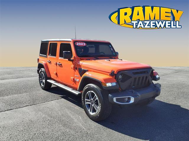 used 2023 Jeep Wrangler car, priced at $37,880