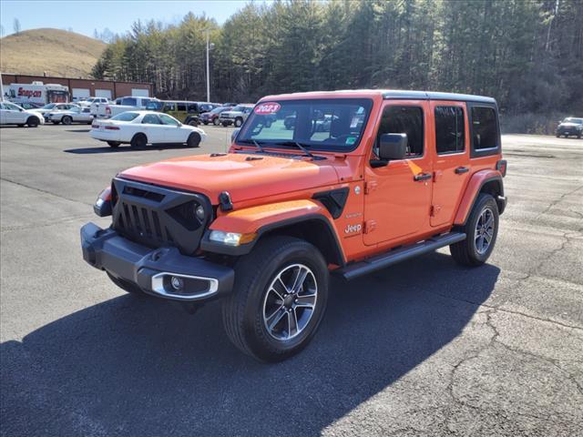used 2023 Jeep Wrangler car, priced at $37,880