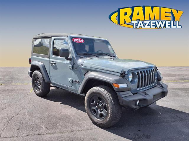 used 2024 Jeep Wrangler car, priced at $31,880