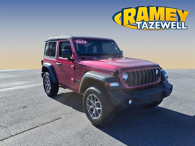 used 2024 Jeep Wrangler car, priced at $35,880