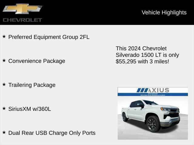 new 2024 Chevrolet Silverado 1500 car, priced at $53,616