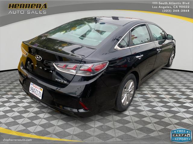 used 2019 Hyundai Sonata Hybrid car, priced at $10,600