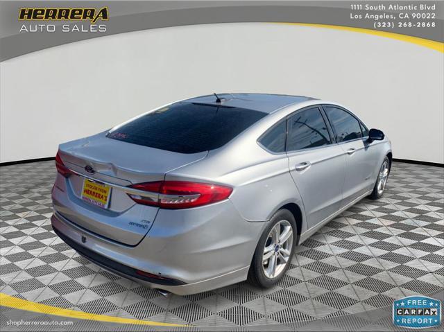 used 2018 Ford Fusion Hybrid car, priced at $7,395