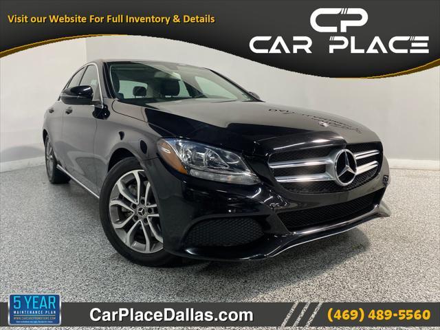used 2018 Mercedes-Benz C-Class car, priced at $21,498