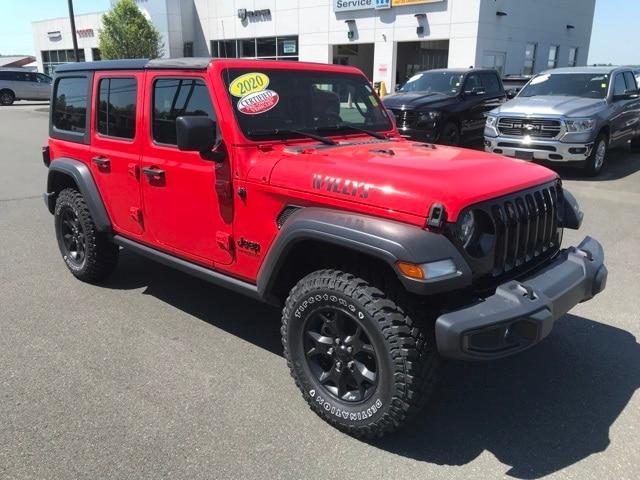 used 2020 Jeep Wrangler Unlimited car, priced at $34,450