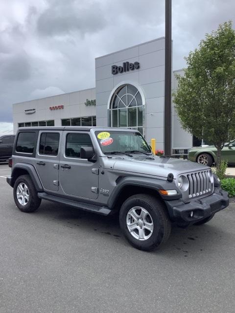 used 2018 Jeep Wrangler Unlimited car, priced at $29,531