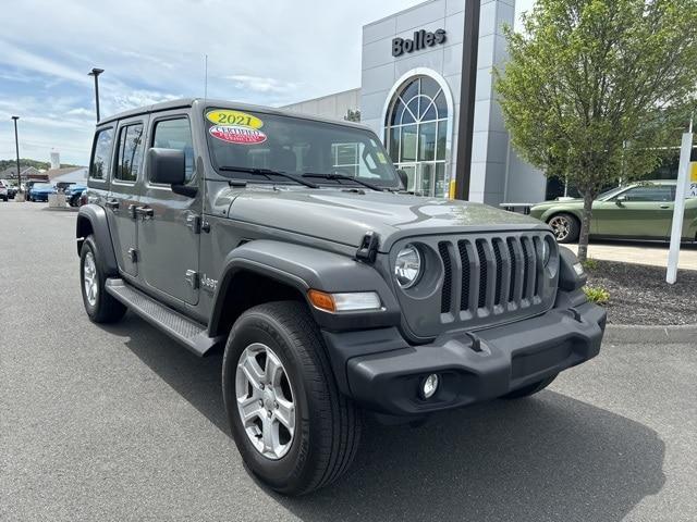 used 2021 Jeep Wrangler Unlimited car, priced at $35,987
