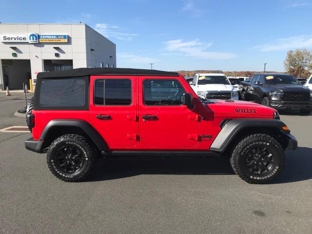 used 2021 Jeep Wrangler Unlimited car, priced at $35,932