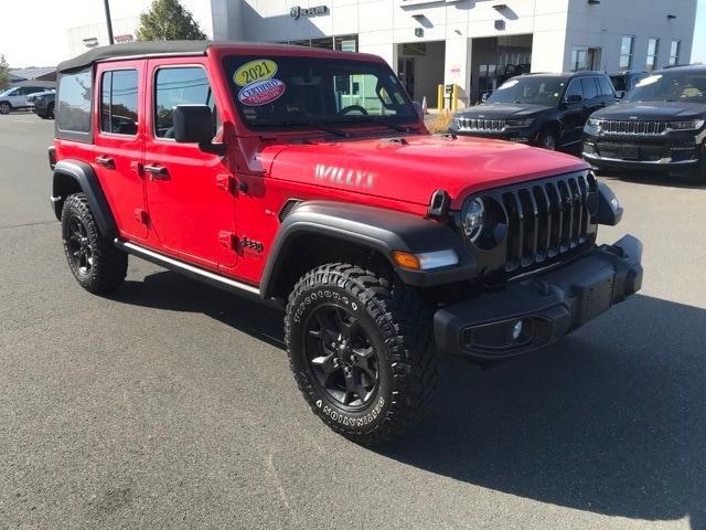 used 2021 Jeep Wrangler Unlimited car, priced at $35,932