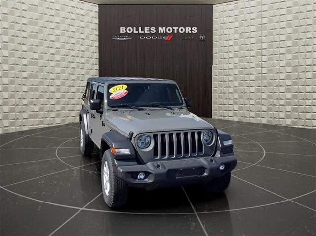 used 2021 Jeep Wrangler Unlimited car, priced at $29,888