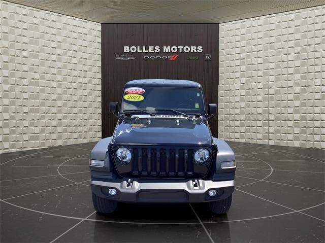 used 2021 Jeep Wrangler Unlimited car, priced at $31,780