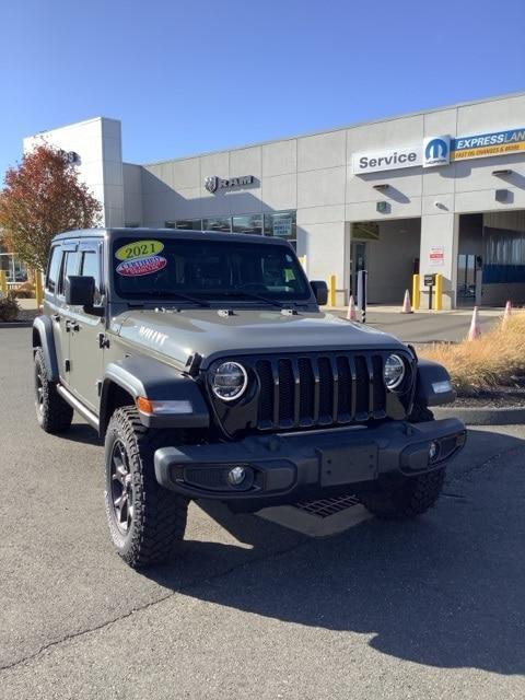 used 2021 Jeep Wrangler Unlimited car, priced at $33,899