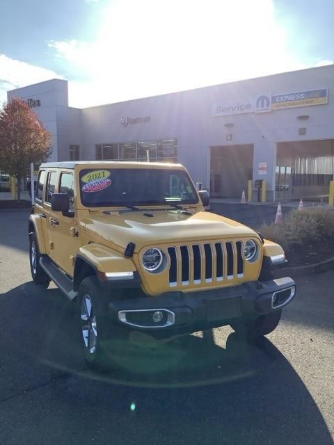 used 2021 Jeep Wrangler Unlimited car, priced at $34,964