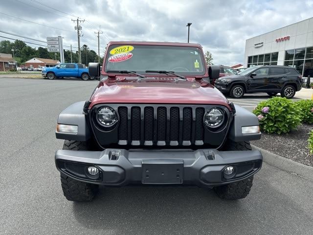 used 2021 Jeep Wrangler Unlimited car, priced at $35,787