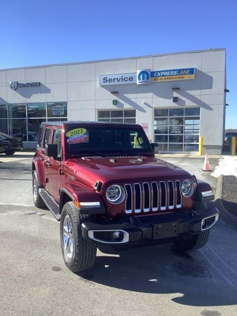 used 2021 Jeep Wrangler Unlimited car, priced at $32,888