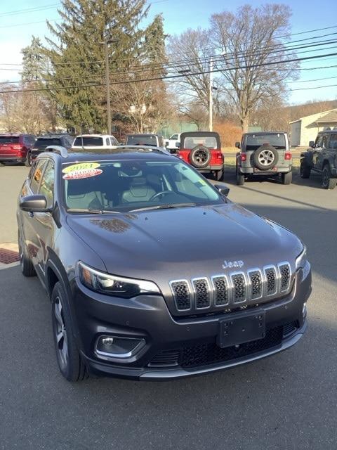 used 2021 Jeep Cherokee car, priced at $24,588