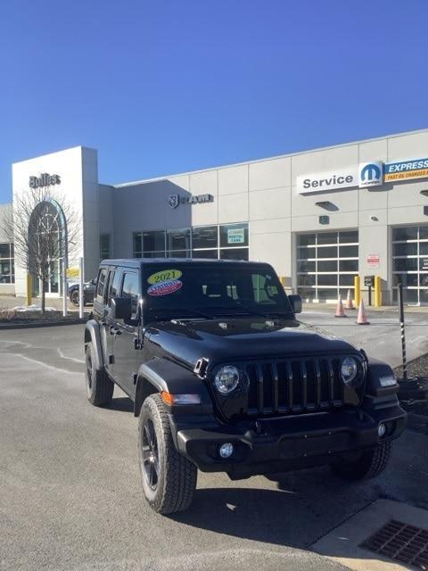 used 2021 Jeep Wrangler Unlimited car, priced at $29,989