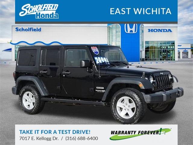 used 2018 Jeep Wrangler JK Unlimited car, priced at $23,225