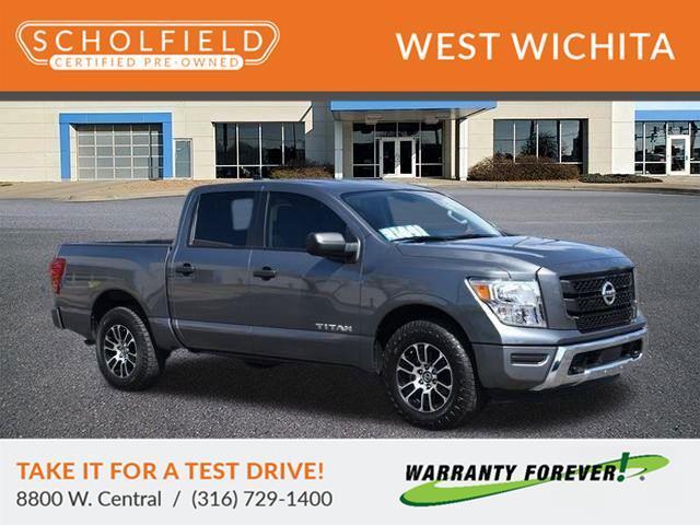 used 2022 Nissan Titan car, priced at $29,595