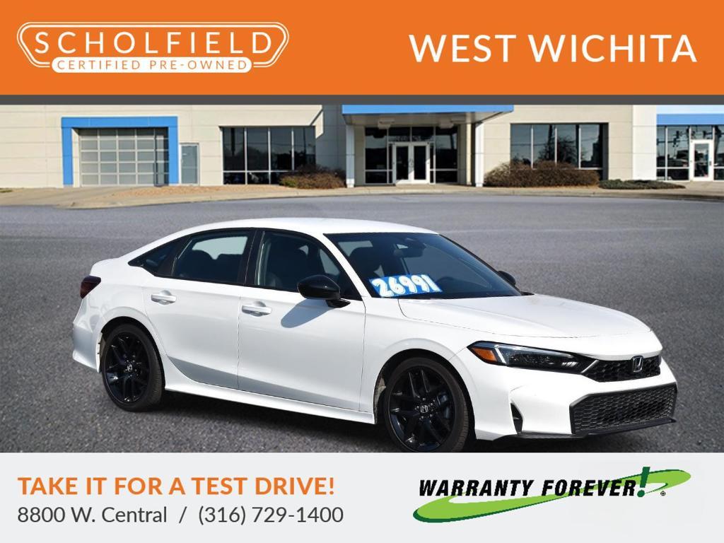 used 2025 Honda Civic car, priced at $26,991