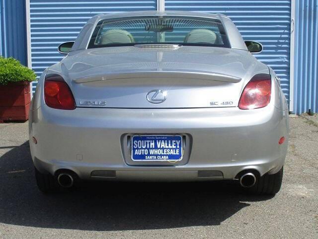 used 2002 Lexus SC 430 car, priced at $7,500
