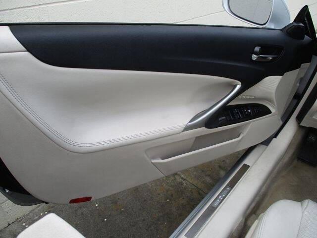used 2010 Lexus IS 250C car, priced at $8,999
