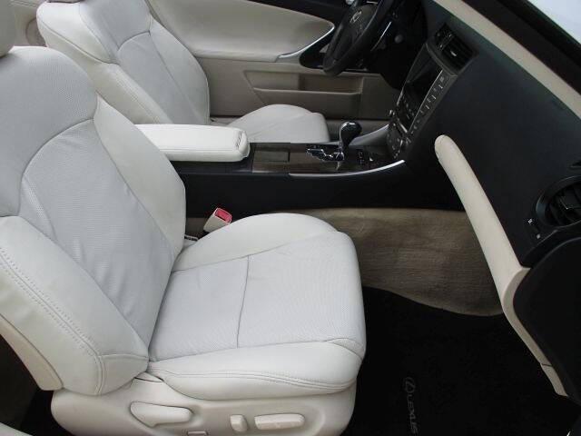 used 2010 Lexus IS 250C car, priced at $8,999