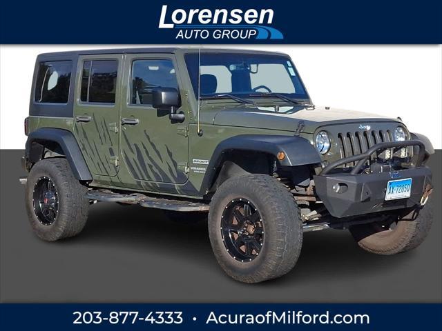 used 2016 Jeep Wrangler Unlimited car, priced at $20,499