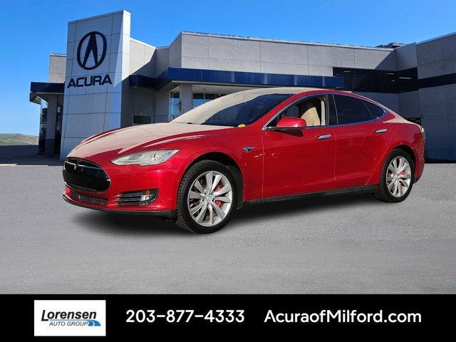 used 2015 Tesla Model S car, priced at $18,999