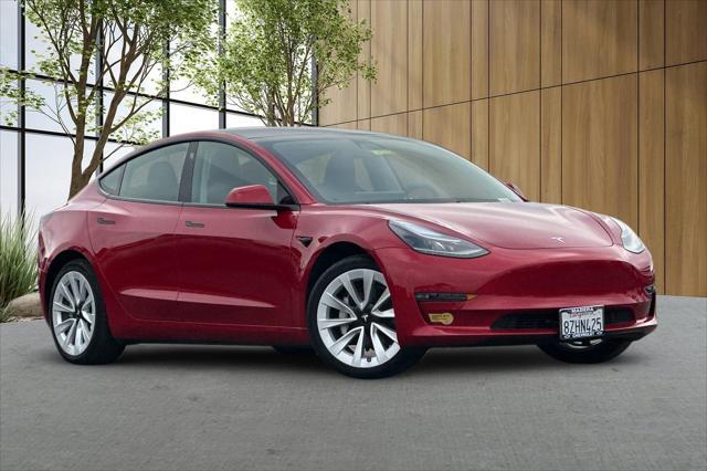 used 2021 Tesla Model 3 car, priced at $29,999