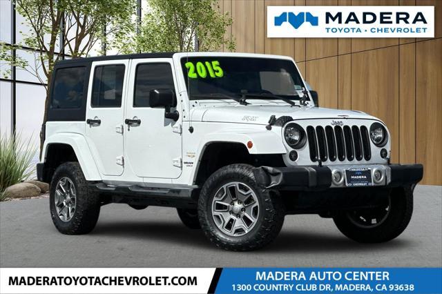 used 2015 Jeep Wrangler Unlimited car, priced at $17,776