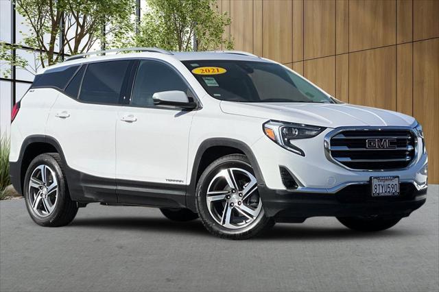 used 2021 GMC Terrain car, priced at $19,046