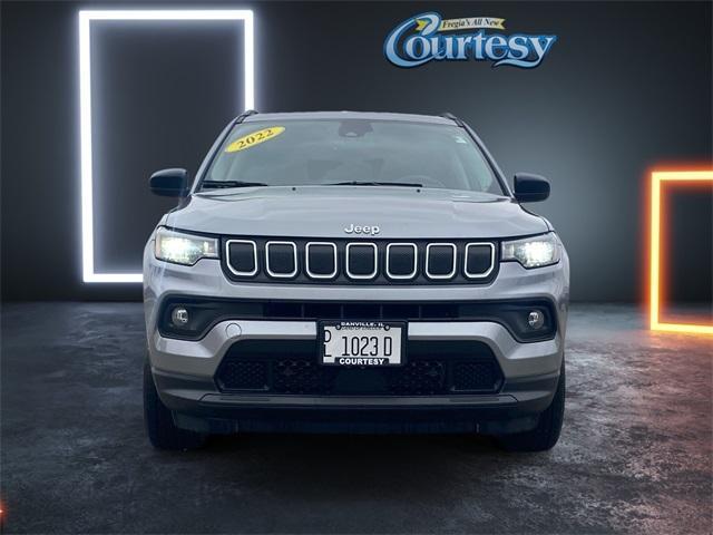 used 2022 Jeep Compass car, priced at $22,452