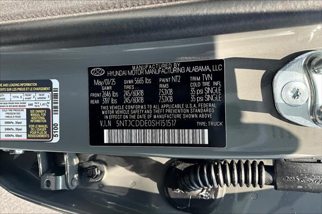 new 2025 Hyundai SANTA CRUZ car, priced at $37,035