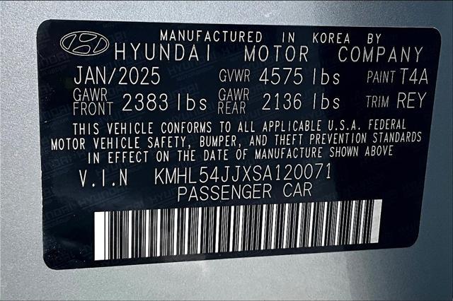 new 2025 Hyundai Sonata Hybrid car, priced at $39,315