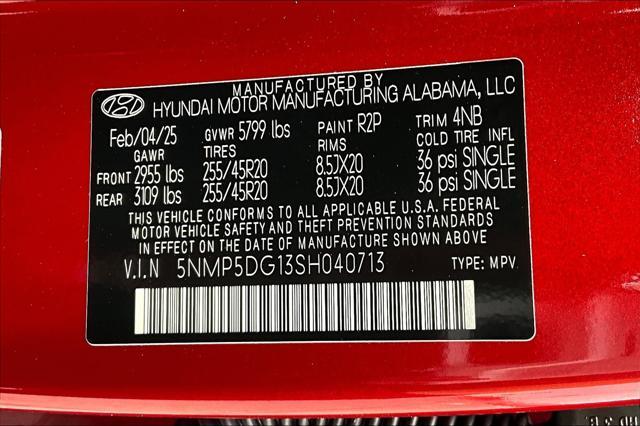 new 2025 Hyundai SANTA FE HEV car, priced at $52,485