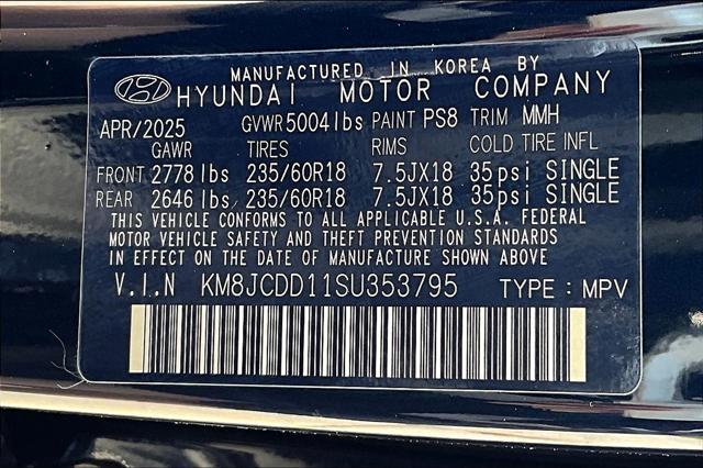 new 2025 Hyundai TUCSON Hybrid car, priced at $37,915