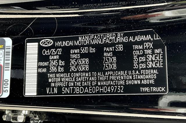 used 2023 Hyundai SANTA CRUZ car, priced at $27,288